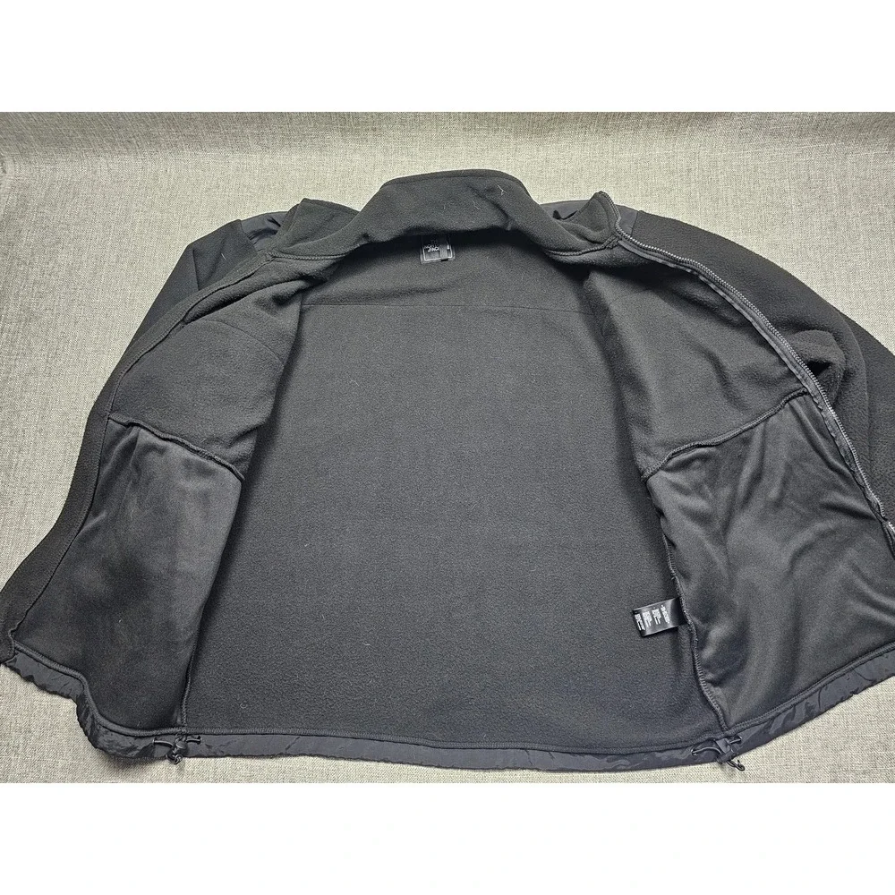 The North Face Jacket Mens XL Black Fleece Denali Windbreaker Zip Pockets